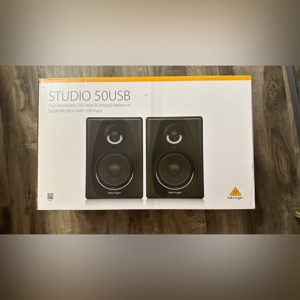 Behringer Studio 50USB 5 inch Powered Studio Monitors with USB